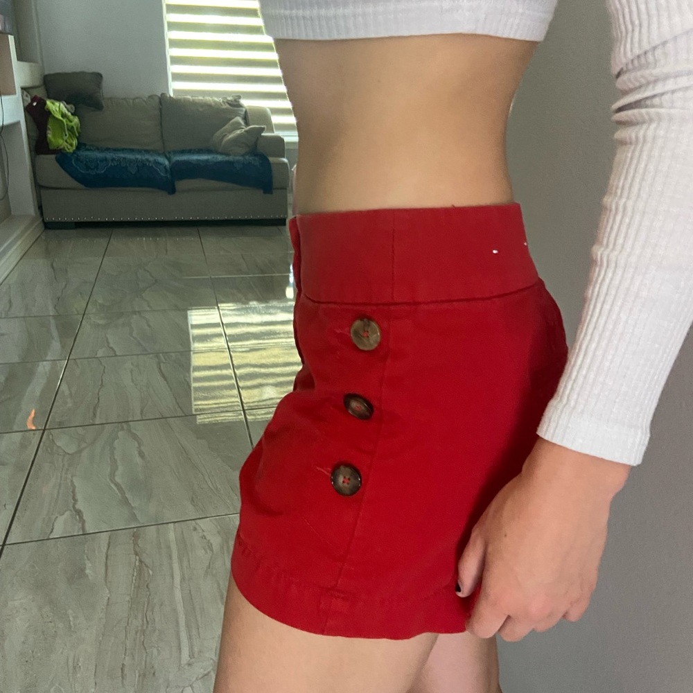 Americana Red Shorts